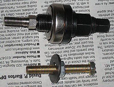 Pulley installer tool and the faux installer tool that was included with the new power steering pump.