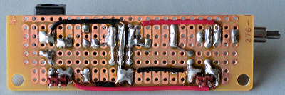 5 Volt PIC Chip Breadboard module bottom view.